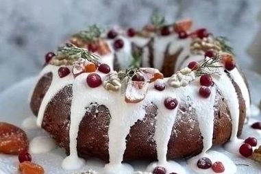 Рождественский кекс с коньяком: всё смешали, испекли, и аромат праздника на весь дом