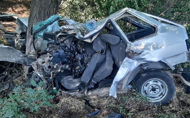 Водитель на ВАЗе врезался в дерево в Краснодарском крае. Три человека погибли