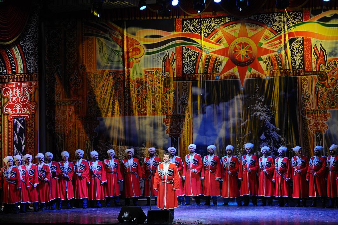 Кубанский казачий хор фото участников