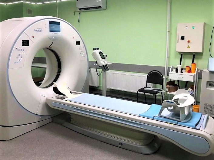 В больнице Кропоткина появился новый компьютерный томограф