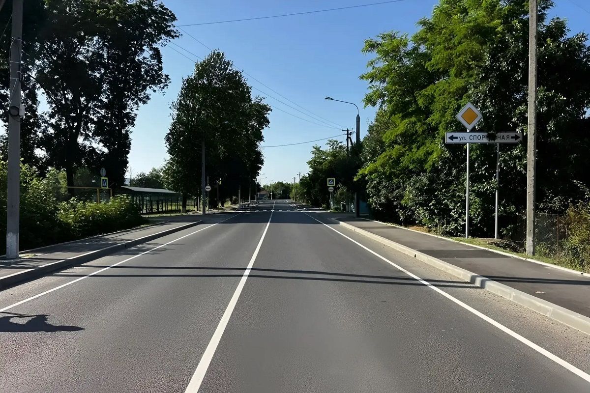 В Лабинском и Мостовском районах Кубани завершают ремонт дороги