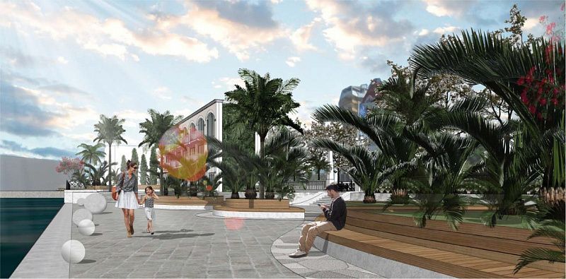 Проект реконструкции центральной набережной Сочи