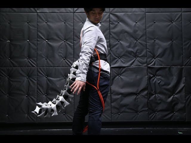 Arque: Artificial Biomimicry-Inspired Tail for Extending Innate Body Functions