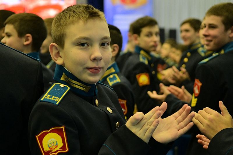 День защитника Отечества отметили в президентском кадетском училище Краснодара