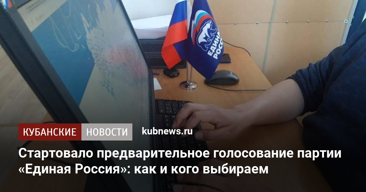 Предварительное голосование единая россия картинка