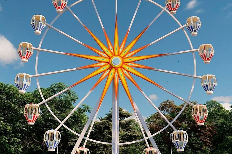 В парке «Ривьера» в Сочи установят 25-метровое колесо обозрения