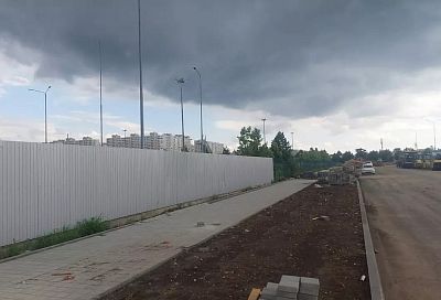 В Краснодаре вдоль новой дороги по ул. Конгрессной сделают освещение и автобусные остановки