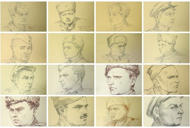 Фронтовые рисунки: может, вы узнаете здесь своего родственника