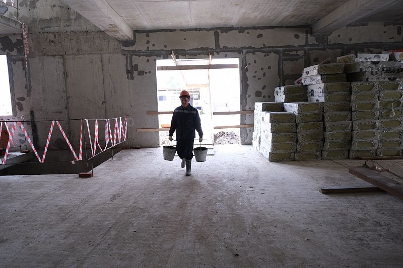 Строительство двух корпусов краевой больницы №1 в Краснодаре планируют завершить летом 2022 года