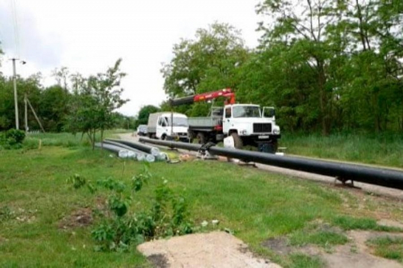 В Лабинском районе завершается строительство 10-километрового газопровода