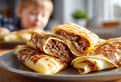 Сочные блинчики с мясной начинкой: любимый рецепт из советской кухни