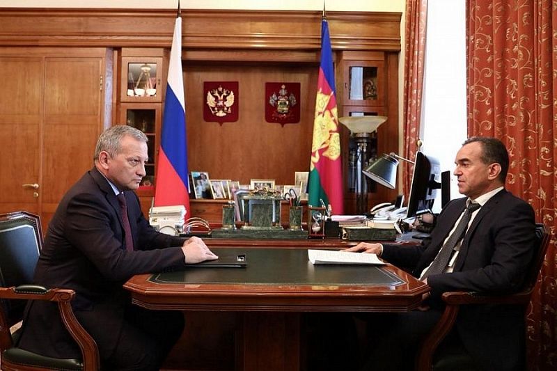 Губернатор Кубани встретился с заместителем руководителя Казначейства России