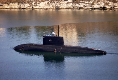 Подводная лодка «Новороссийск» вышла в море