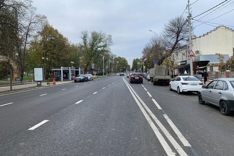 Шесть участков дорог из списка 2021 года досрочно отремонтировали в Краснодаре 