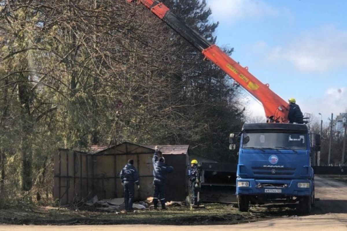 В поселке Березовом Краснодара освобожденную от незаконных гаражей территорию сделают частью зеленой зоны