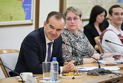 Губернатор Вениамин Кондратьев встретился с лучшими выпускниками школ и кадетских корпусов Краснодарского края