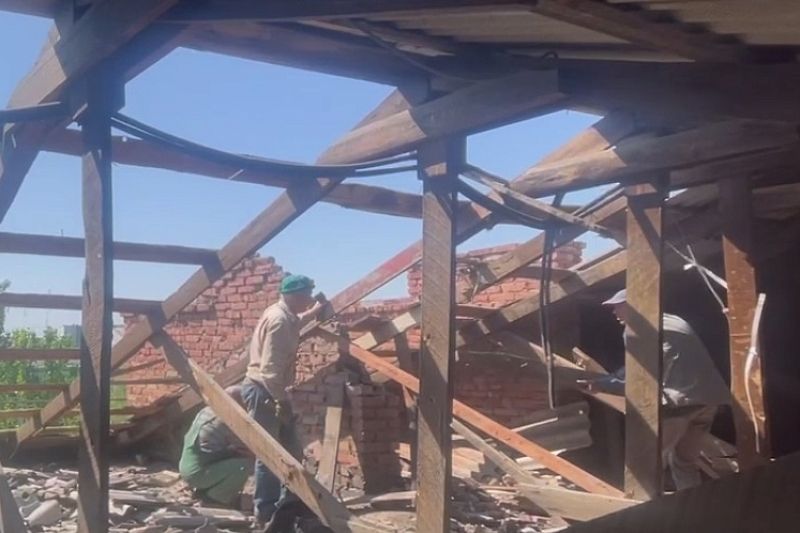 Краснодарский край помогает восстанавливать дома жителей Херсонской области