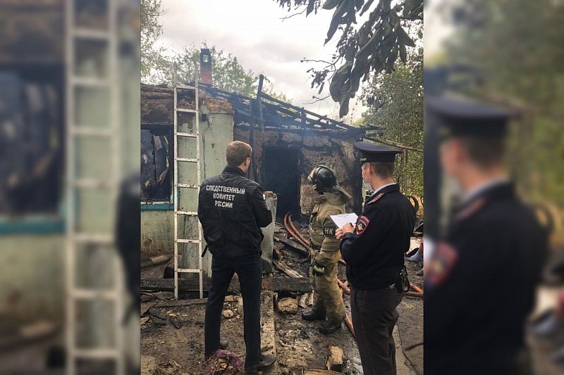 При пожаре в частном доме погиб пенсионер