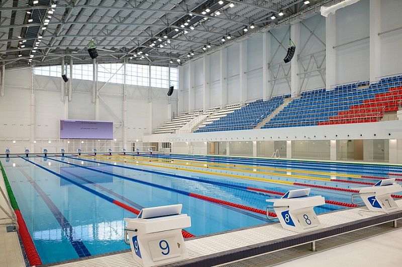 Добро пожаловать: строительство Дворца водных видов спорта в Краснодаре .