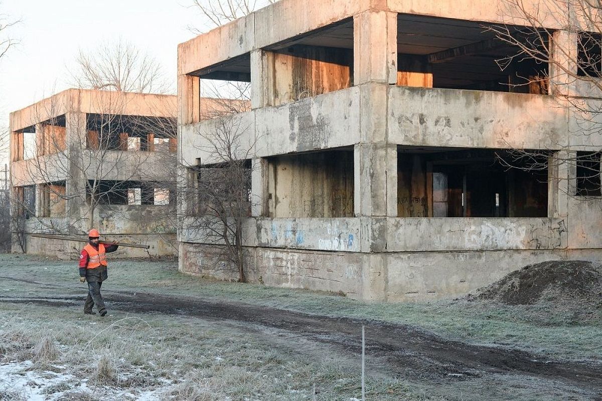 В краснодарском поселке Водники началось строительство современного детского сада