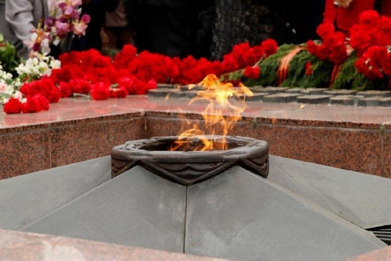 В Краснодарском крае отремонтировали 222 мемориальных комплекса с Вечным огнем
