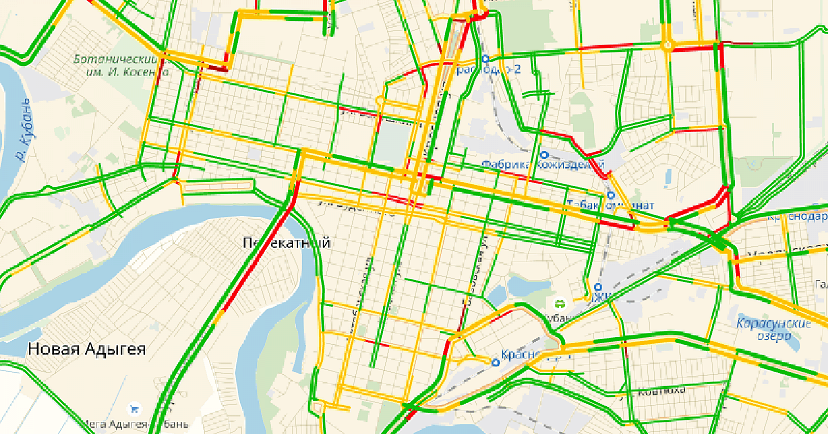 Обход краснодара схема