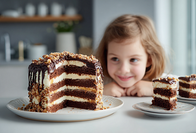 Шоколадный торт на сковороде за 20 минут: нежный, как из духовки