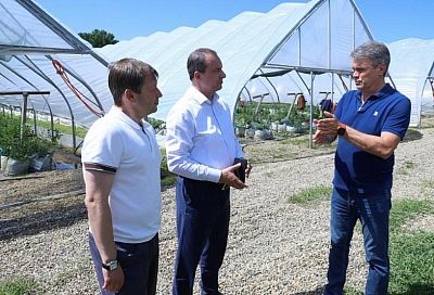 Председатель Законодательного Собрания края Юрий Бурлачко посетил с рабочим визитом Горячий Ключ