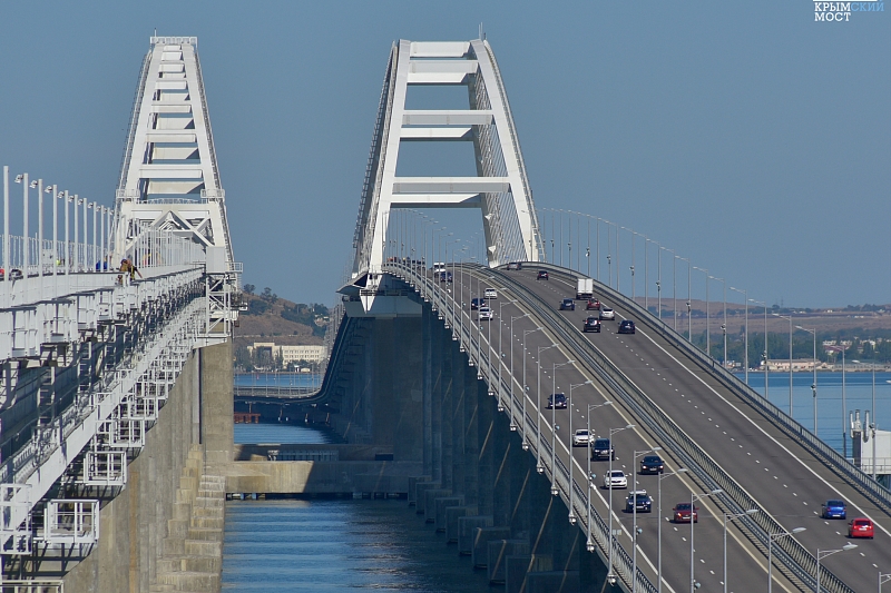 8 миллионов автомобилей проехало по Крымскому мосту за 1,5 года 