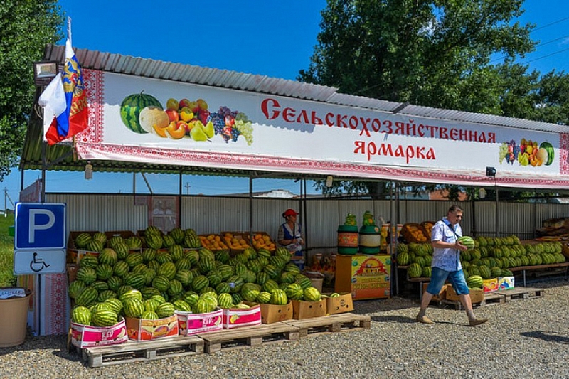 Летом в Краснодарском крае откроется более 350 придорожных ярмарок