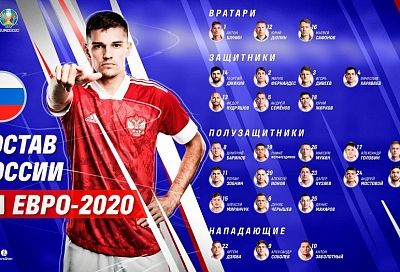 Футболисты «Краснодара» Сафонов и Ионов вошли в окончательный состав сборной России на чемпионат Европы