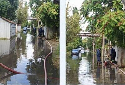 Краснодарскую улицу Гудимы затопило второй раз за неделю