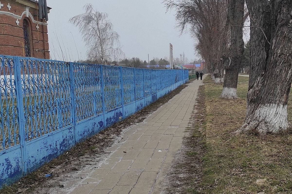 Центральную улицу в станице Воронежской Усть-Лабинского района благоустроят по нацпроекту