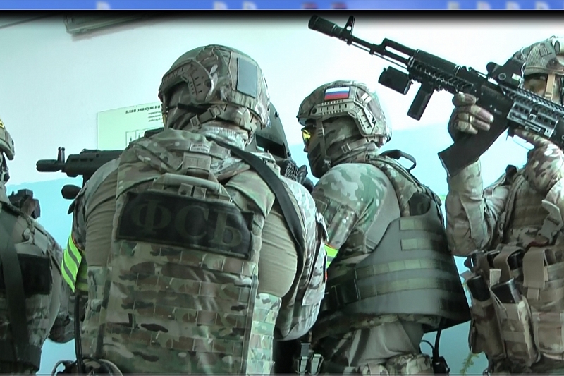 В Краснодарском крае прошли антитеррористические учения силовиков