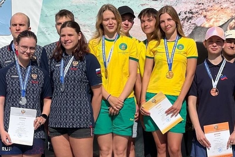 Сборная Кубани завоевала три медали на чемпионате России по подводному спорту