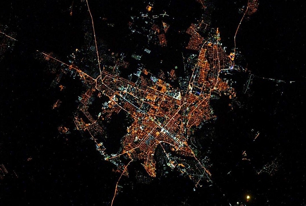 Краснодар из космоса: опубликовано новое фото с борта МКС