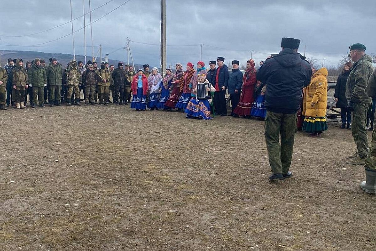 Более 100 кубанских казаков отправились для участия в специальной военной операции