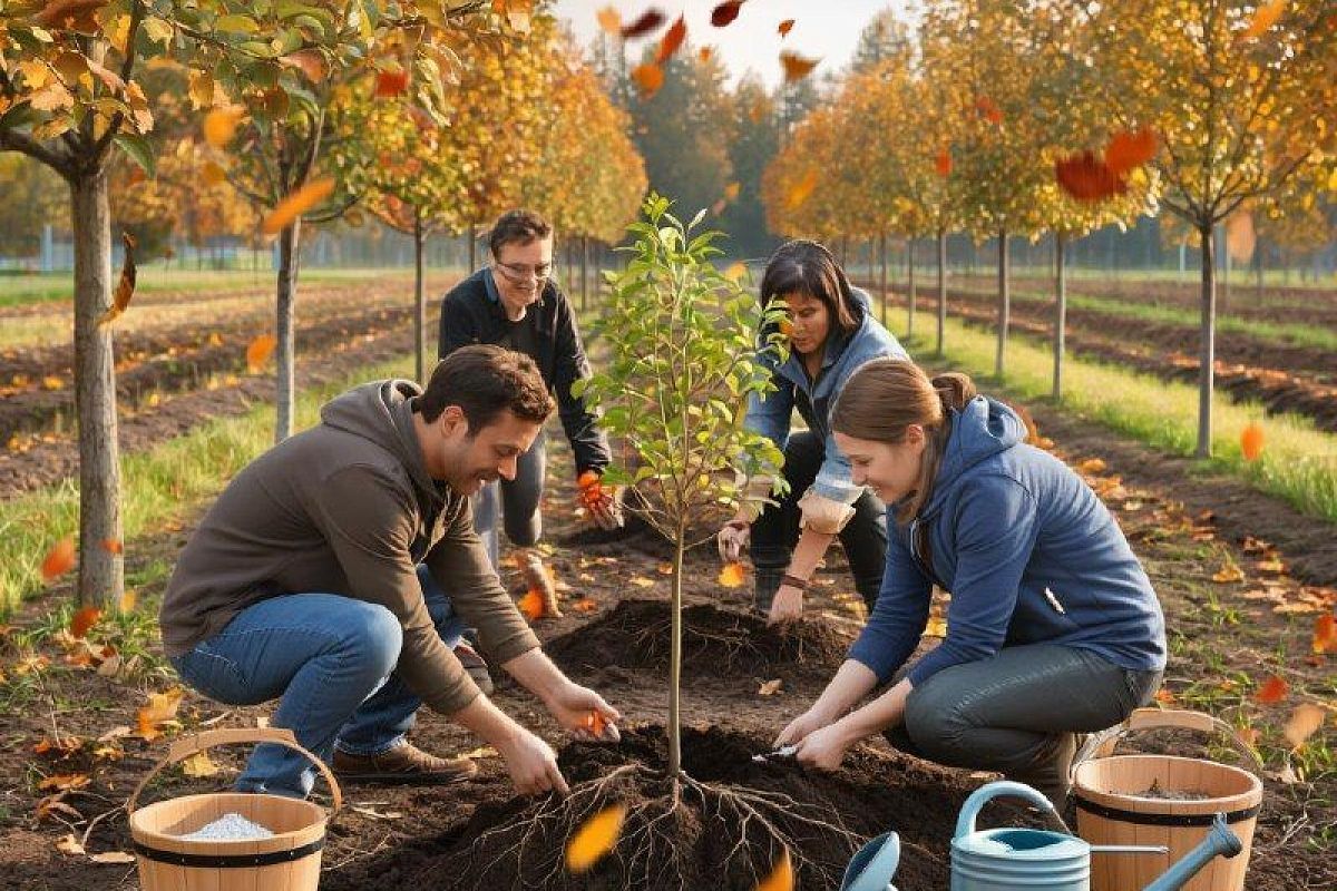 Посадите саженцы в ноябре — и весной ваш сад оживет сам: осень готовит весну лучше любого садовода.