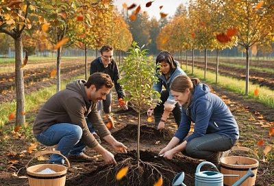 Посадите саженцы в ноябре — и весной ваш сад оживет сам: осень готовит весну лучше любого садовода.