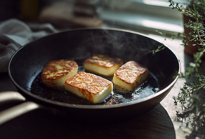 Как правильно жарить сыр чтобы он не растекался и был хрустящим