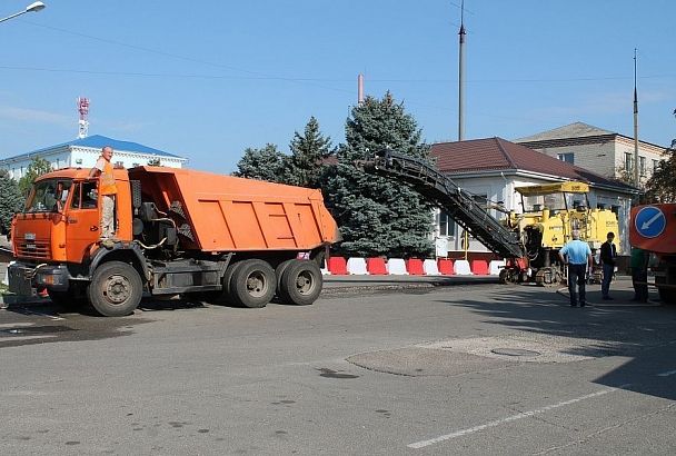 Ремонт улицы Красной стартовал в станице Брюховецкой 