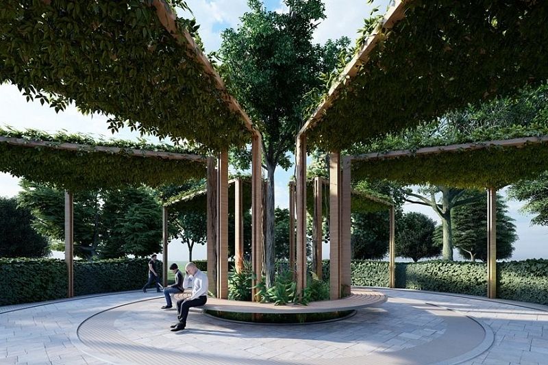 Амфитеатр, галерея и увеличение зеленой зоны: архитекторы разработали концепцию реконструкции парка