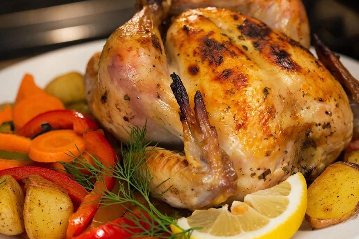 Нужна только соль и курица. Готовлю самую сочную и нежную курочку с зажаристой корочкой