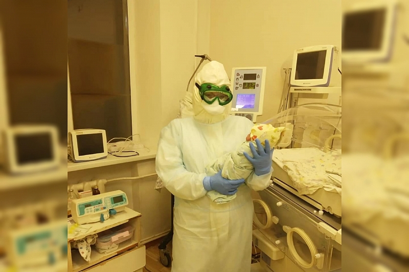 В Краснодарском крае пациентка с коронавирусом родила девочку