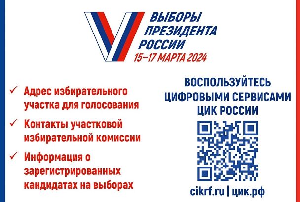 Для избирателей доступны цифровые сервисы ЦИК России
