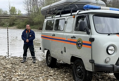 На двух реках Краснодарского края наблюдаются подъемы уровней воды