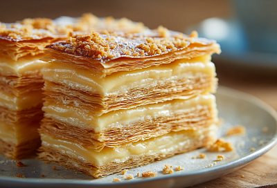 Пеку дома нежнейшие пирожные с карамельным кремом: вкус как Наполеон, а коржи тают во рту