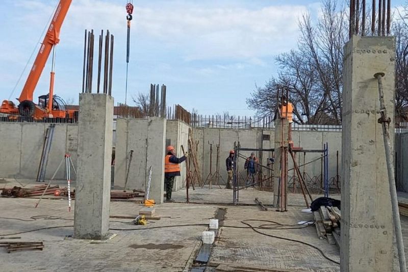 Корпус школы на 250 мест строят в Краснодаре 