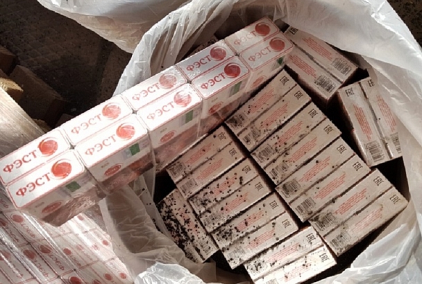 В Новороссийске задержали 2,5 тонны контрабандных сигарет из Беларуси на 7,1 млн рублей