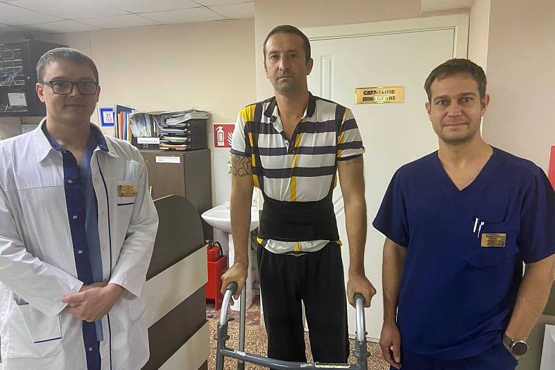 Нейрохирурги из Новороссийска поставили на ноги пациента со сложным переломом позвоночника
